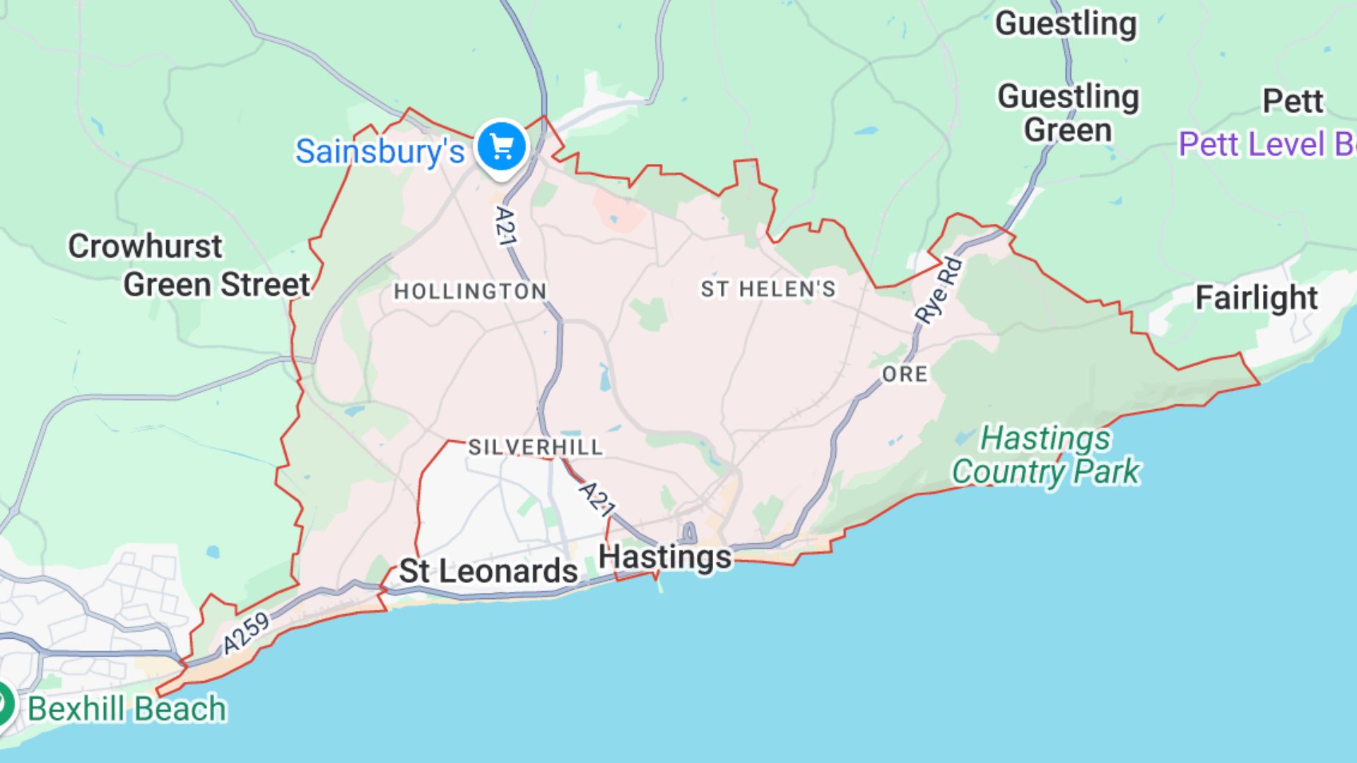 Hastings Map